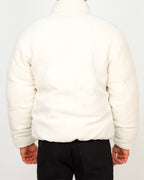 Faux-Shearling Reversible Zip Puffer Jacket