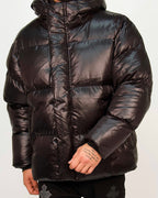 High-Shine Puffer Jacket
