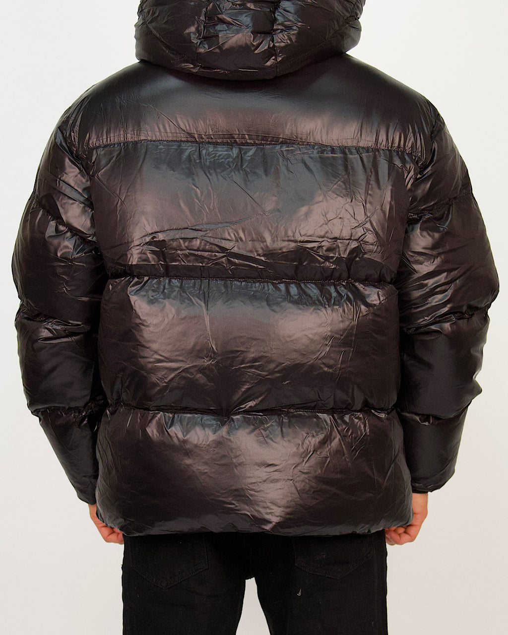 High-Shine Puffer Jacket