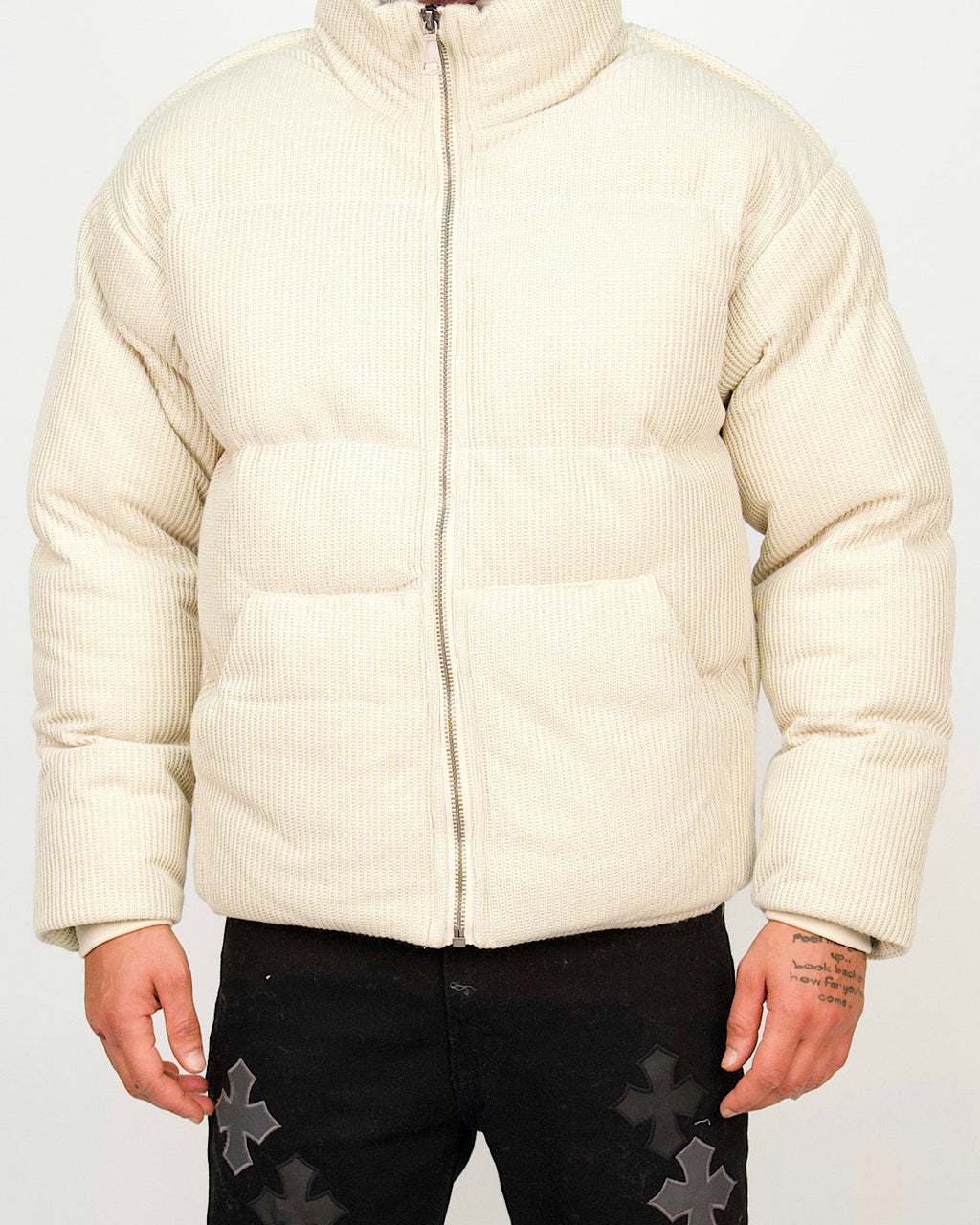 Textured Padded Puffer Jacket