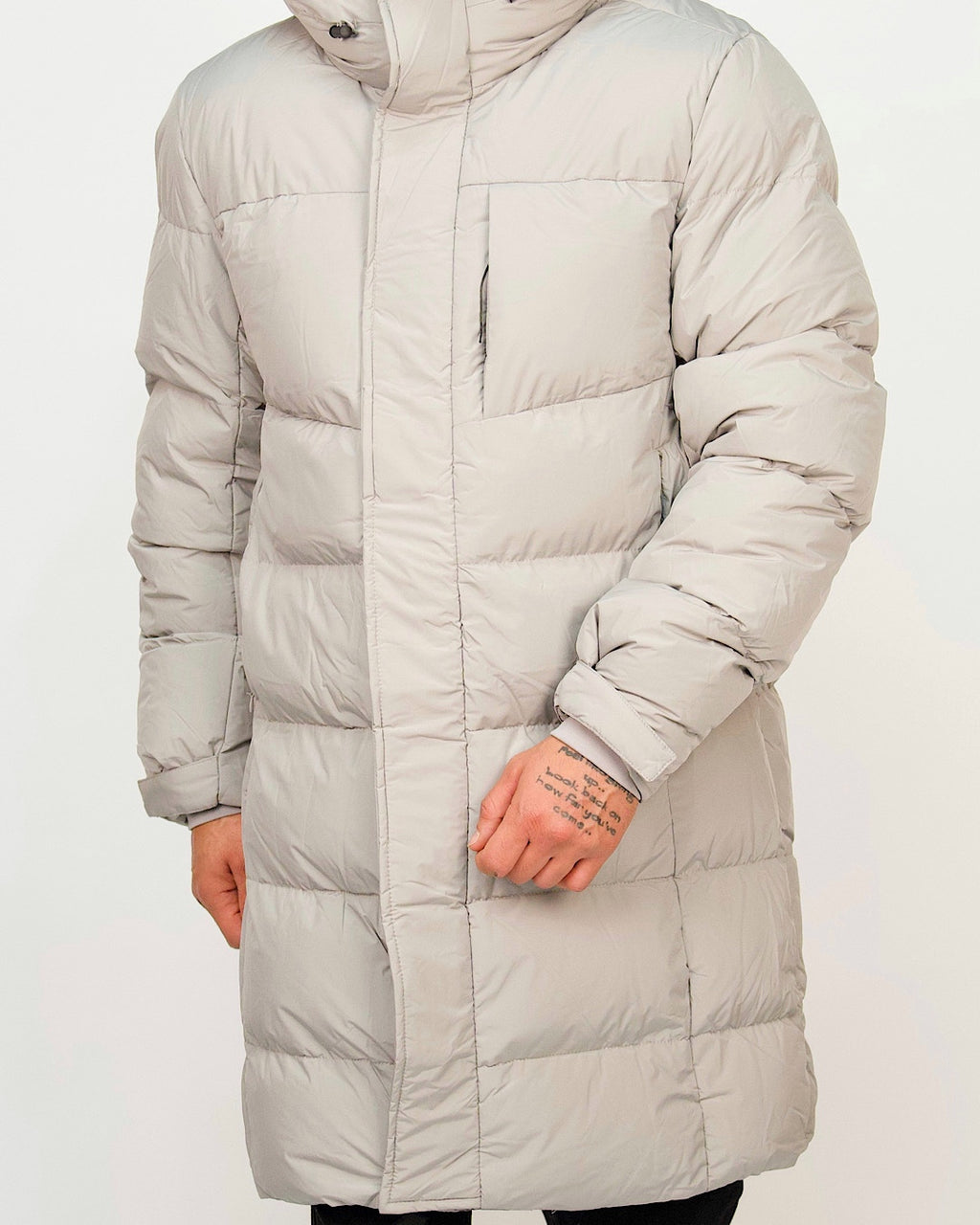 Longline Hooded Puffer Coat