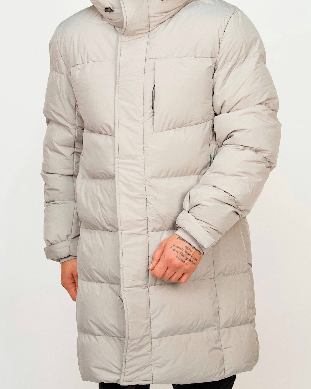 Longline Hooded Puffer Coat
