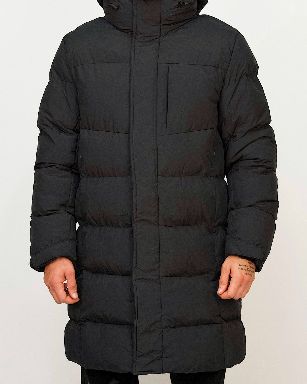 Longline Hooded Puffer Coat