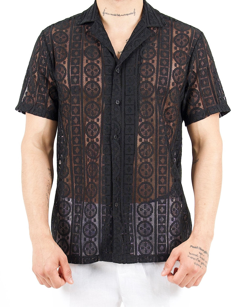 Embroidered Short Sleeve Shirt