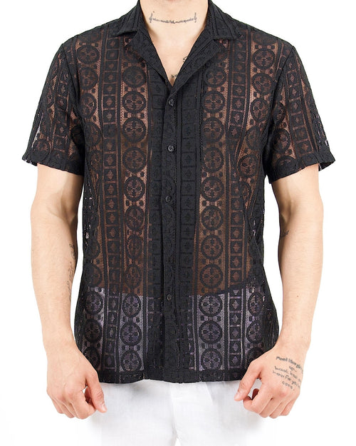 Embroidered Short Sleeve Shirt