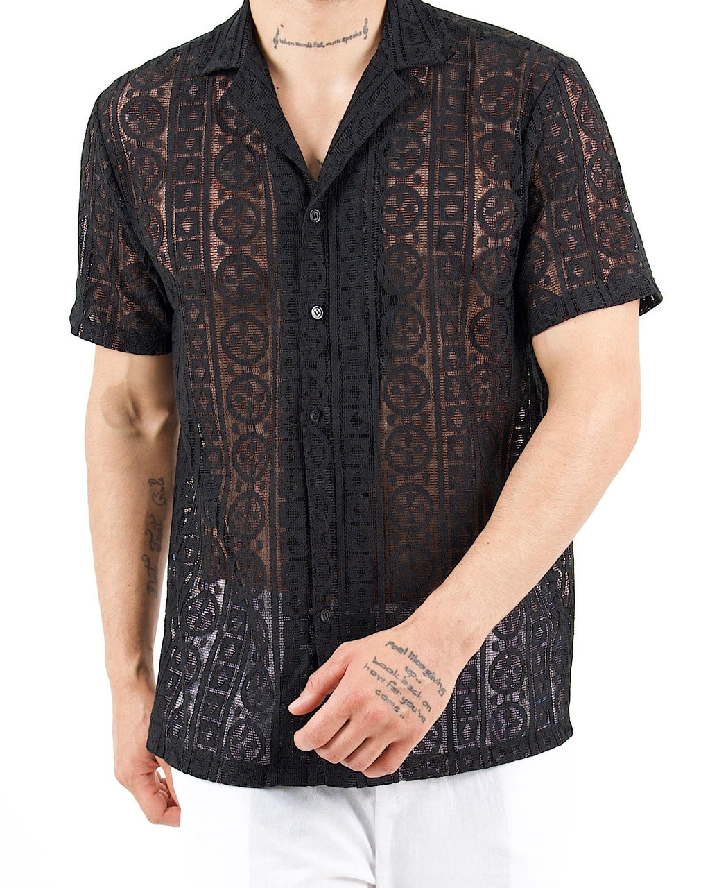 Embroidered Short Sleeve Shirt
