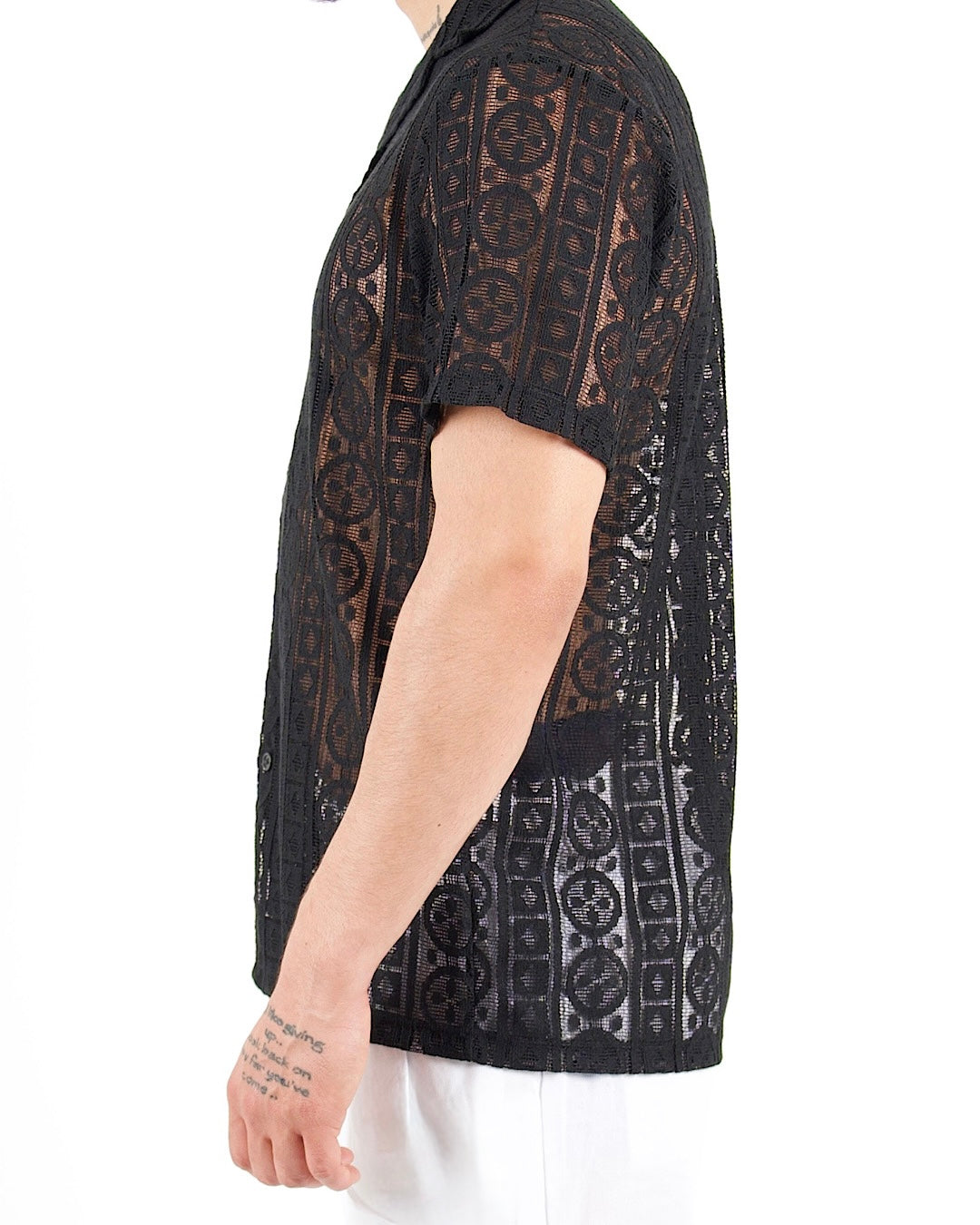Embroidered Short Sleeve Shirt