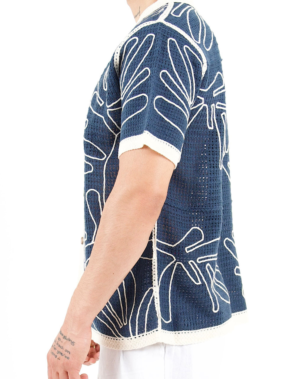 Crochet Knit Riviera Shirt