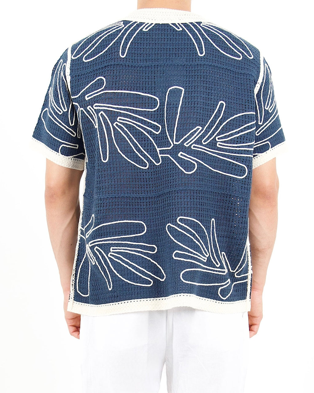 Crochet Knit Riviera Shirt
