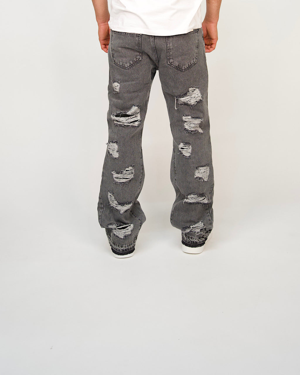 Extreme Distress Denim Jeans