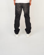 Heavy Distress Paint-Splatter Jeans