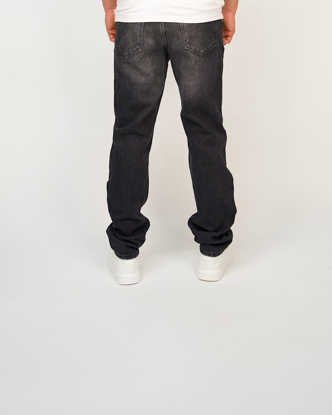 Heavy Distress Paint-Splatter Jeans