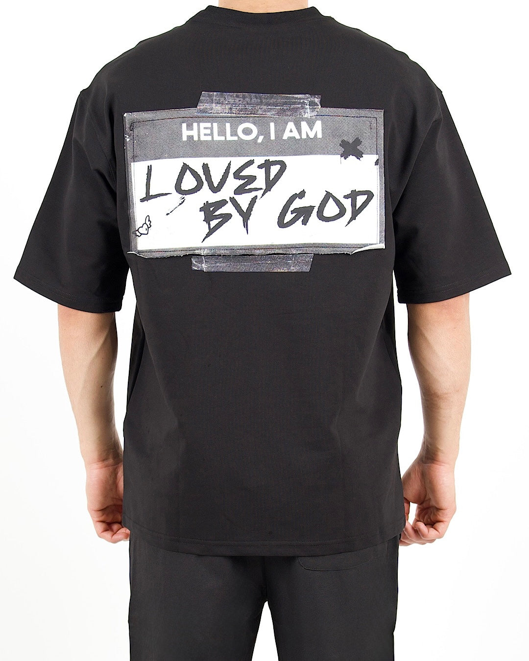 Loved By God Graphic Oversized T-Shirt
