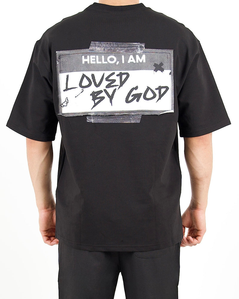 Loved By God Graphic Oversized T-Shirt