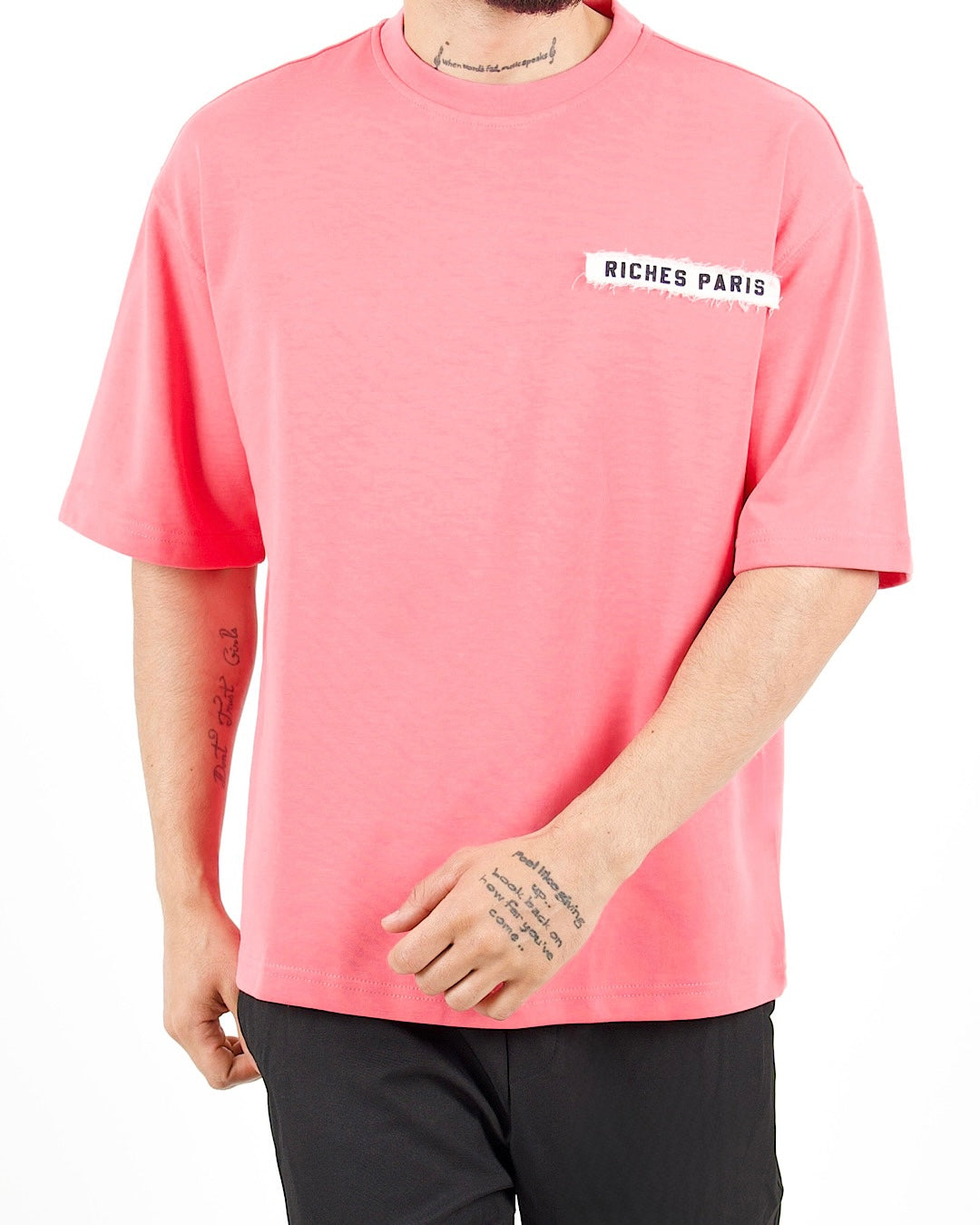 Riches Oversized Patch Detail T-Shirt