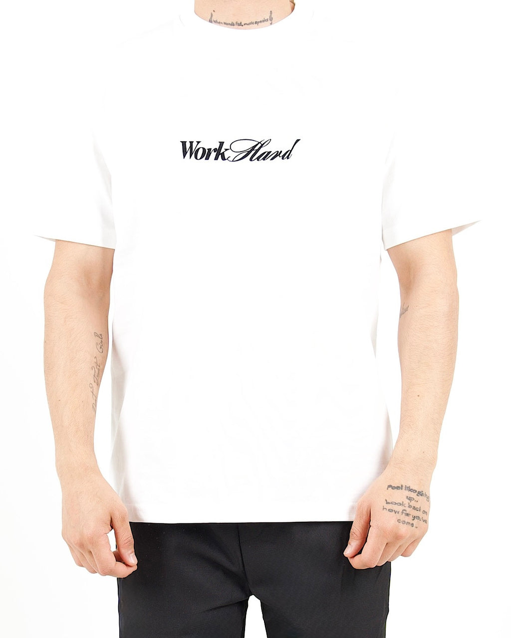 Back Print Vintage Sports Car White T-Shirt