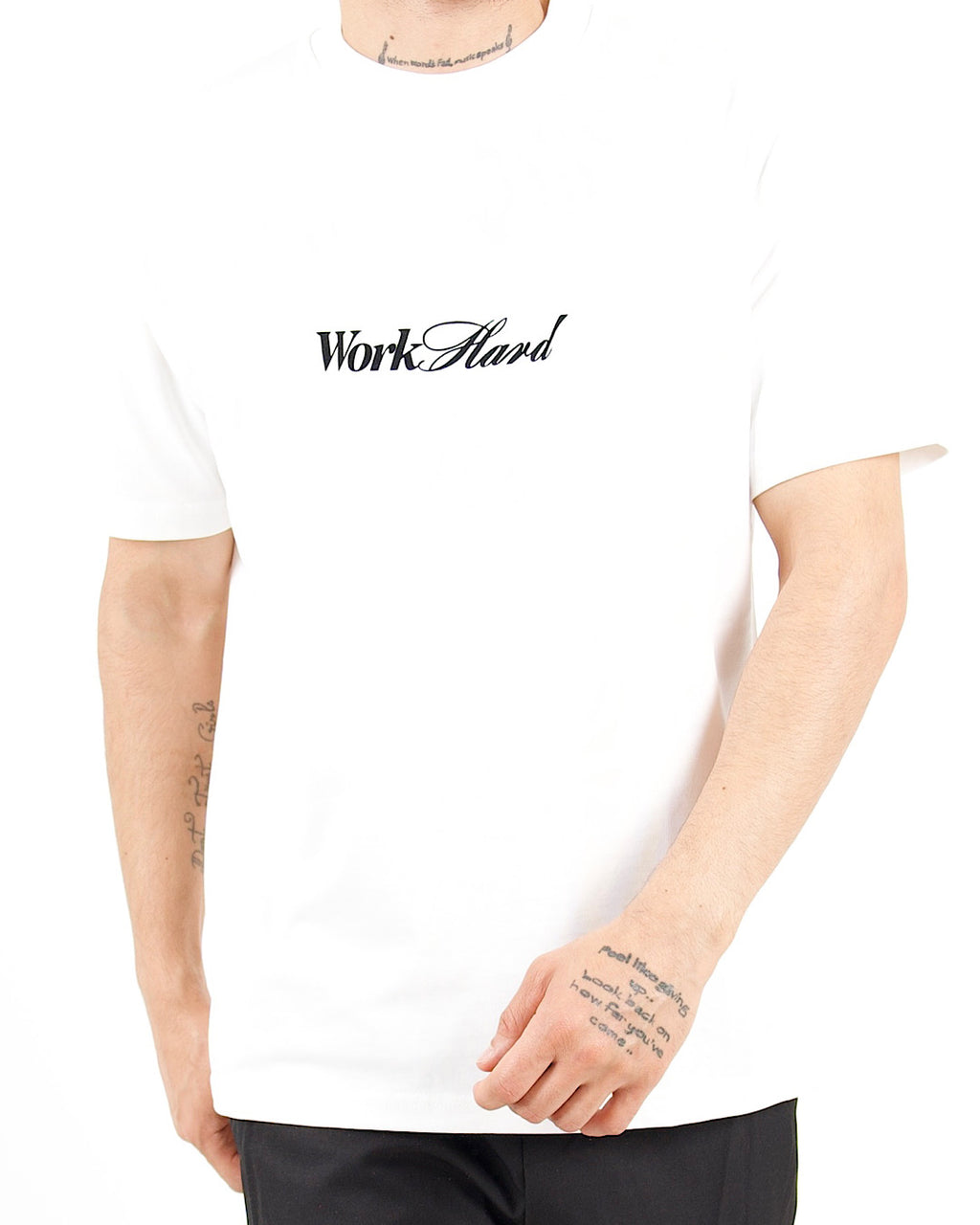 Back Print Vintage Sports Car White T-Shirt