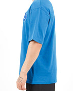 Oversized Lock Patch Blue T-Shirt