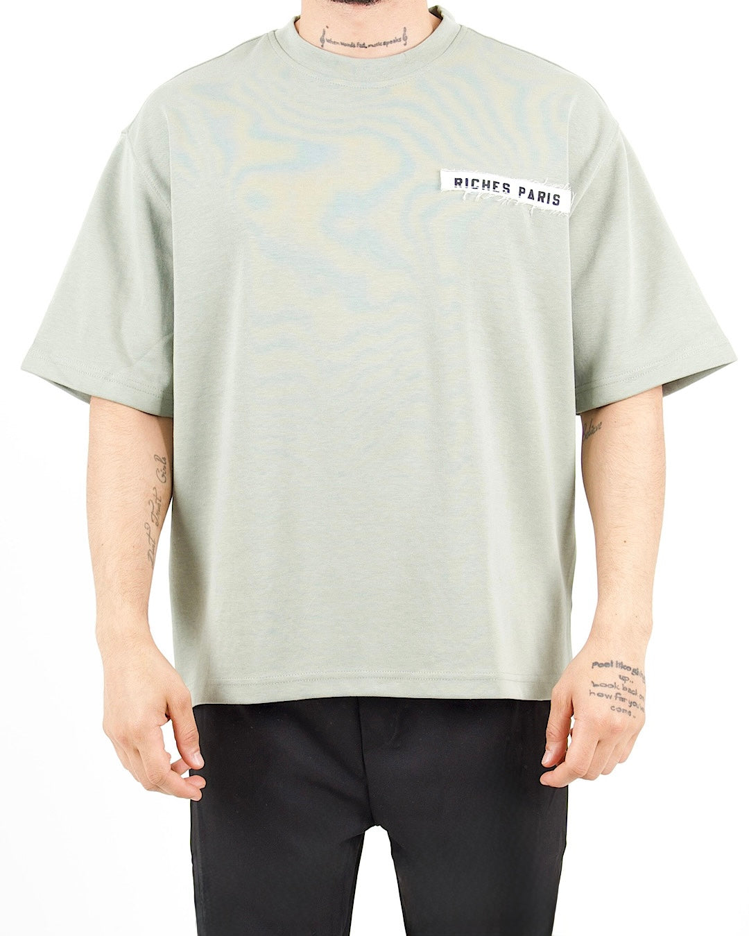Riches Oversized Patch Detail T-Shirt
