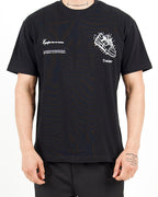Sneaker Blueprint Graphic Black T-Shirt