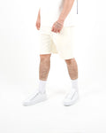 Relaxed Fit Beige Jersey Shorts