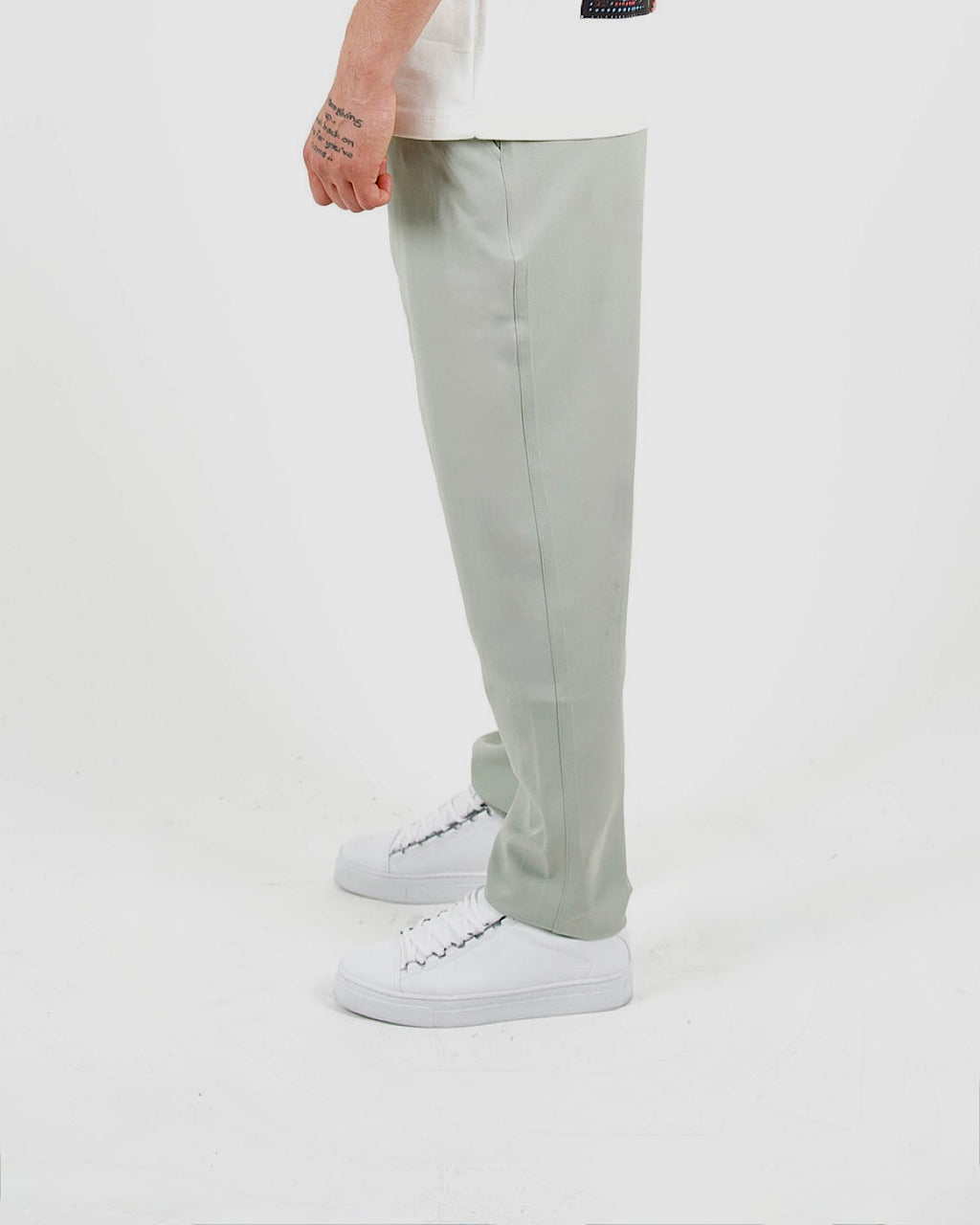 Tailored Sage Green Smart & Casual Trousers