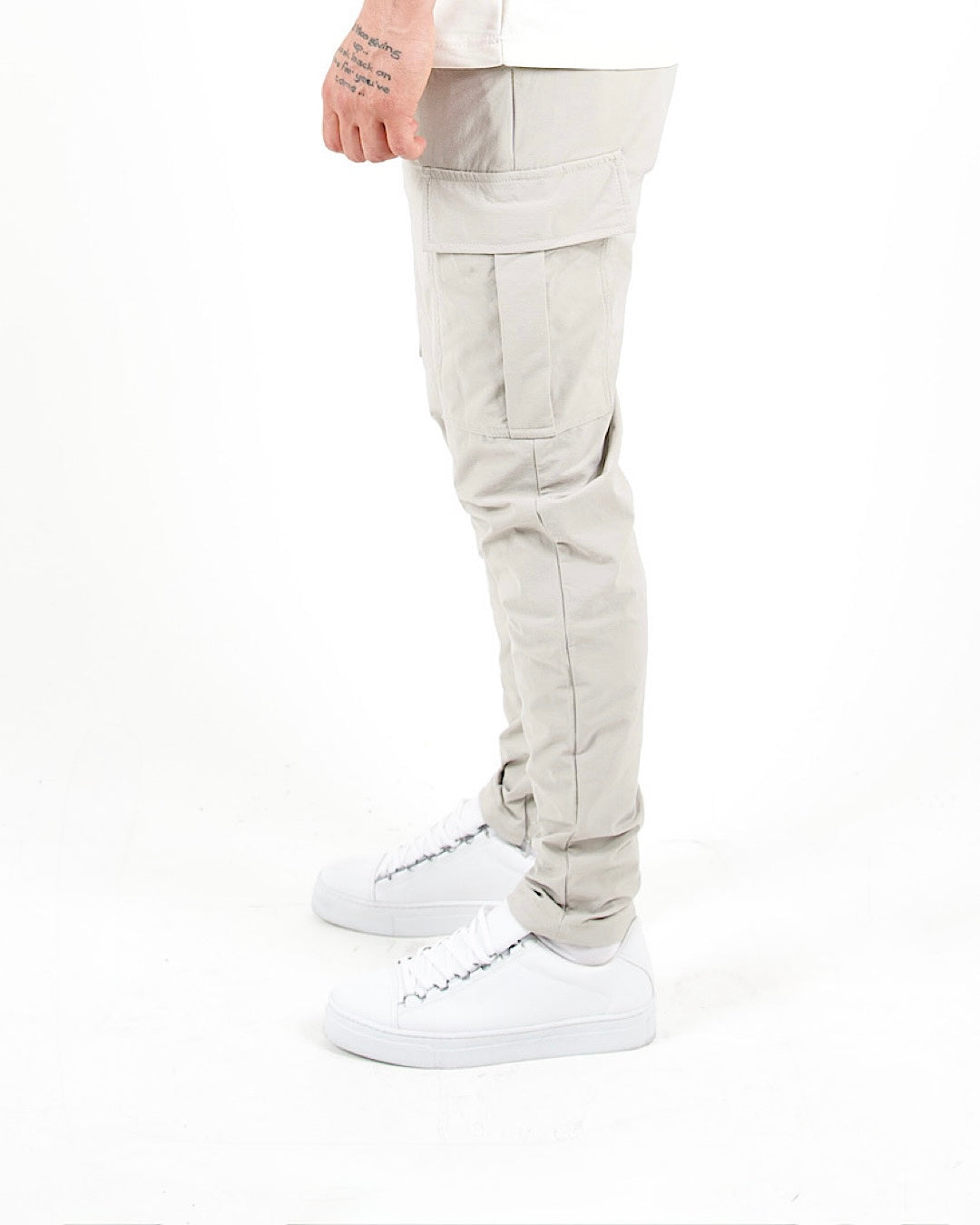 Slim Fit Stretch Cargo Trousers