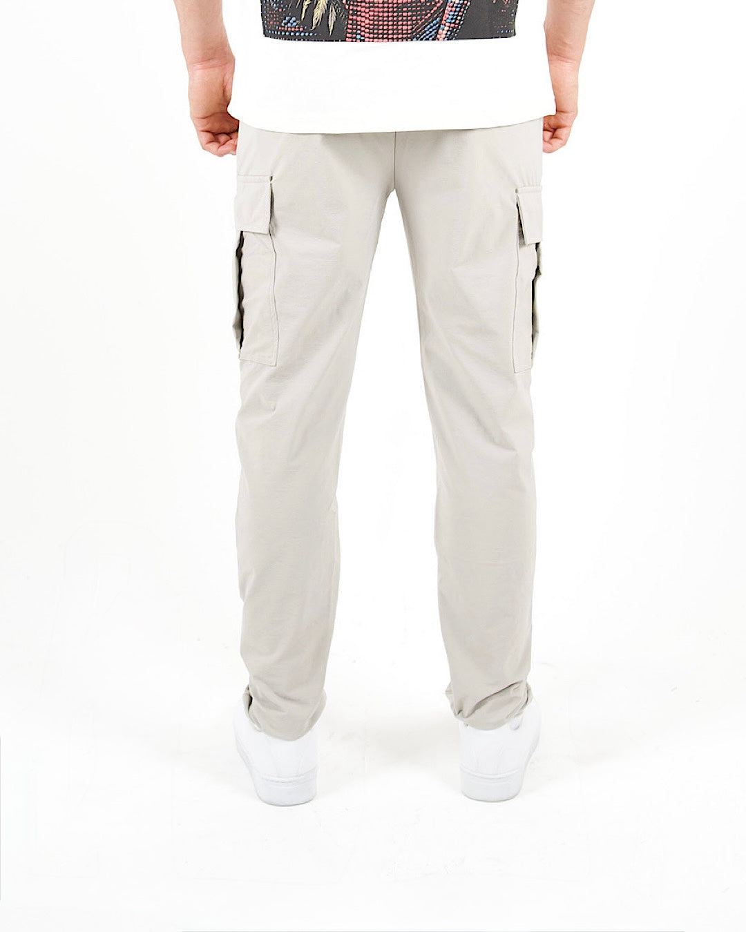 Slim Fit Stretch Cargo Trousers