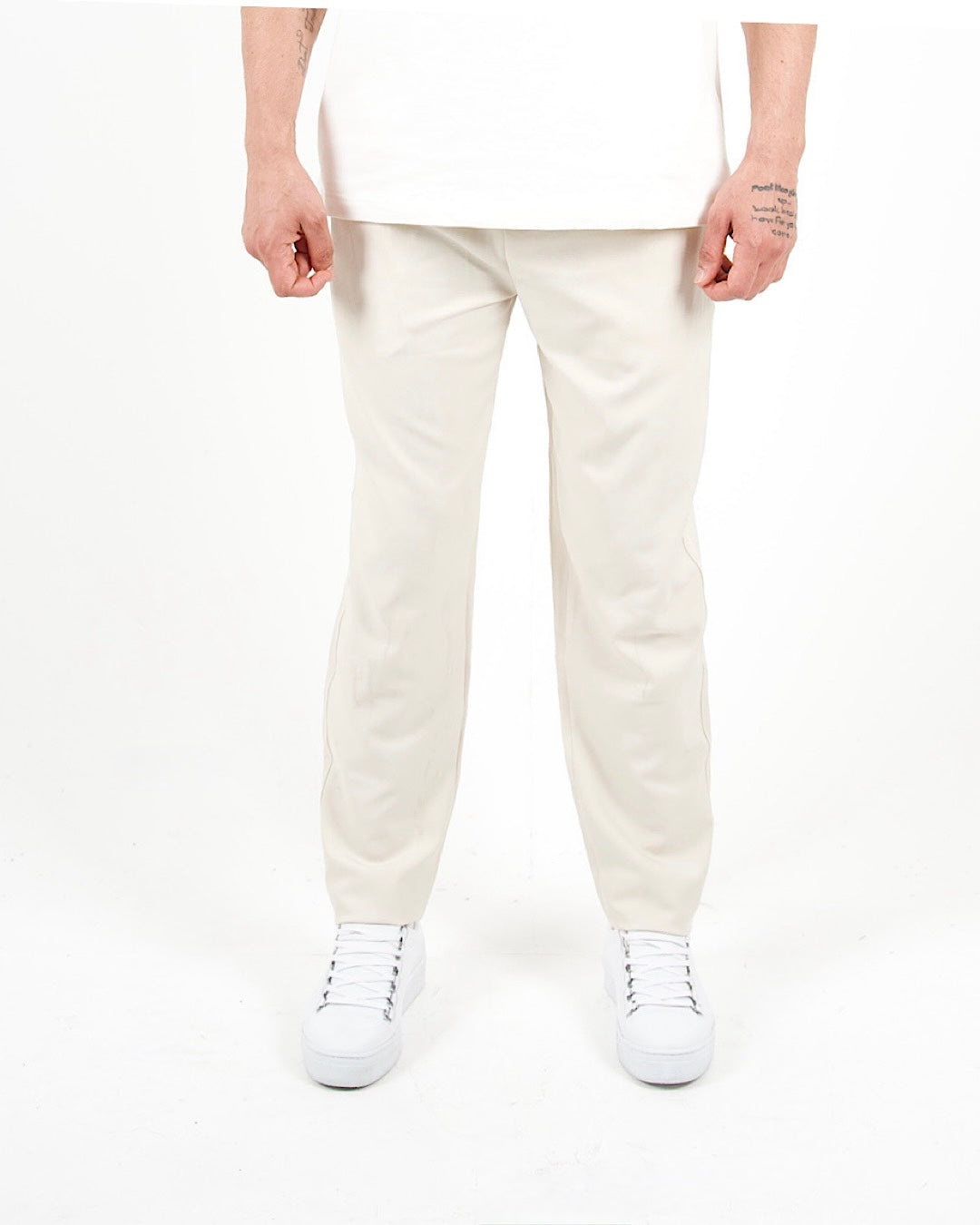 Relaxed Fit Linen Blend Trousers