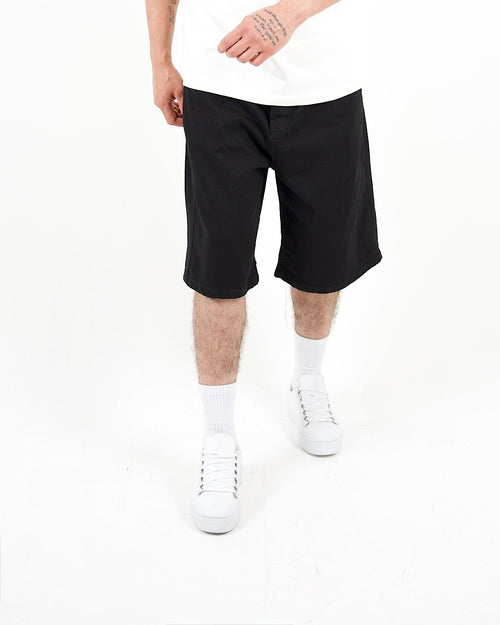Demin Black Jorts