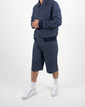 Patterned Bomber Jacket And Short Set