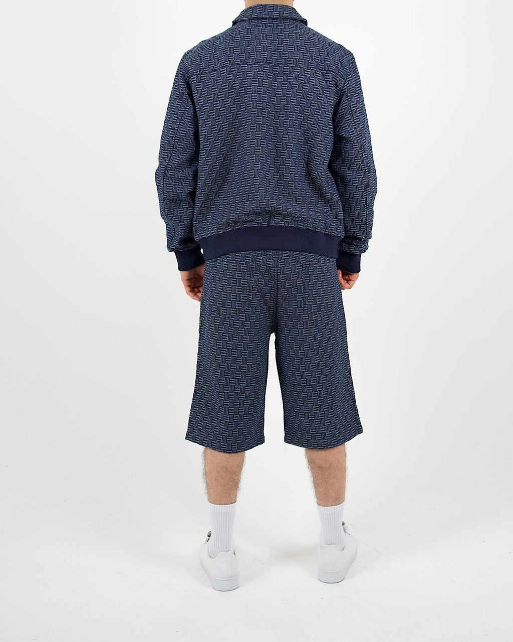 Patterned Bomber Jacket And Short Set