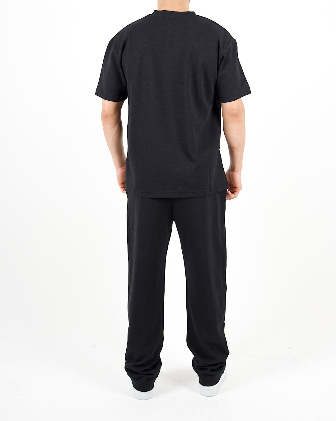 Oversized Floral Appliqué T-Shirt & Jogger Set
