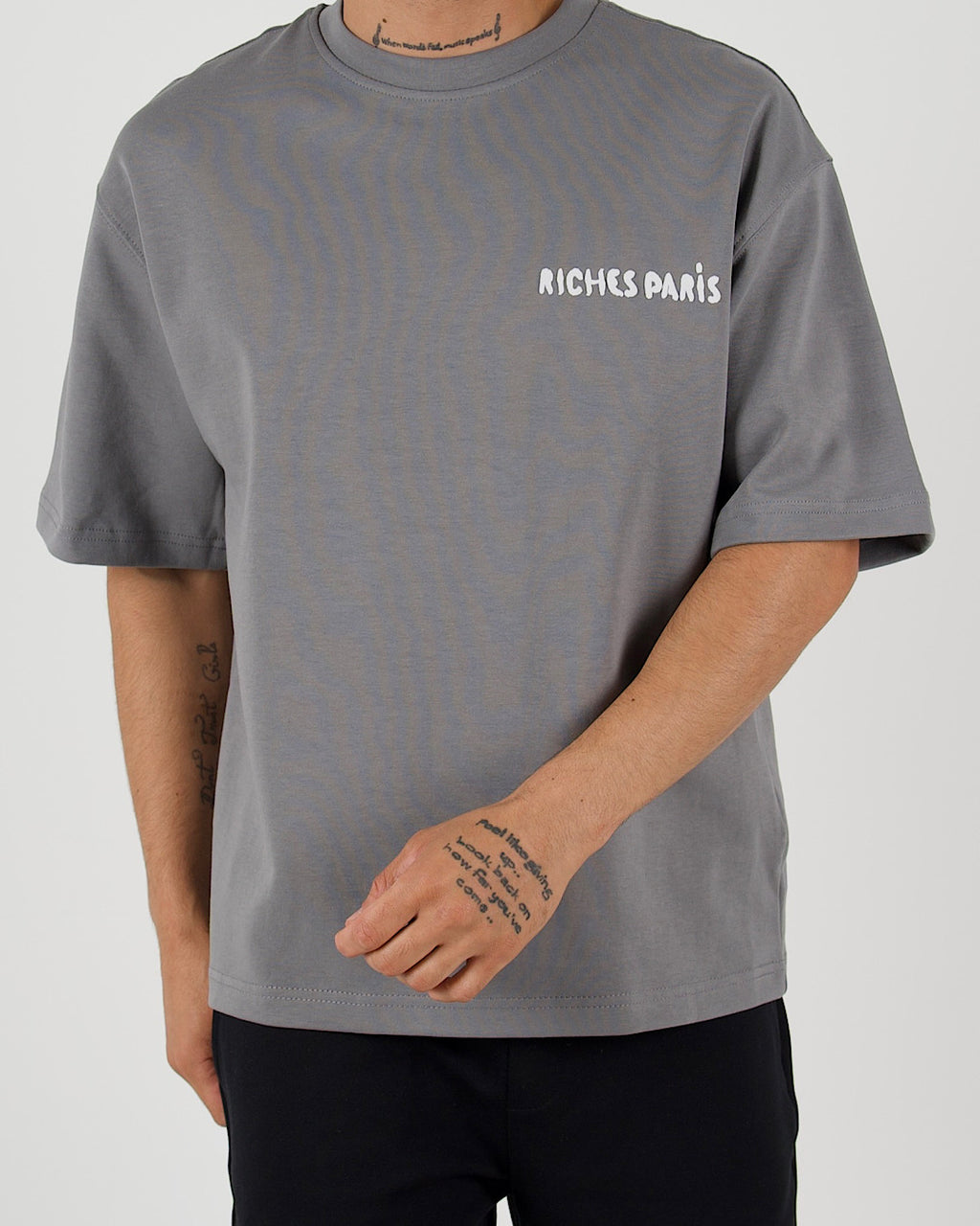 Riches Paris Marque Oversized Graphic T-Shirt
