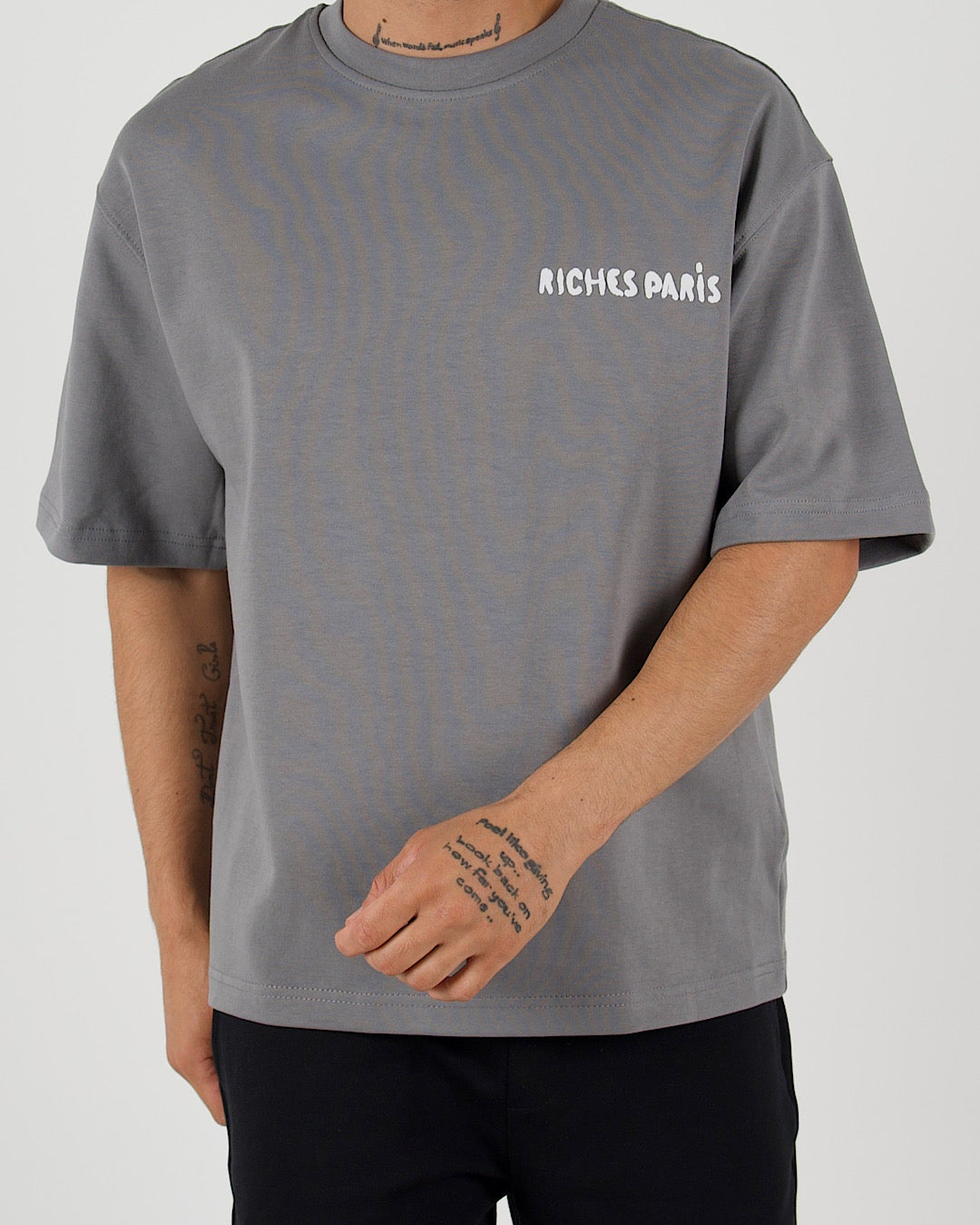 Riches Paris Marque Oversized Graphic T-Shirt