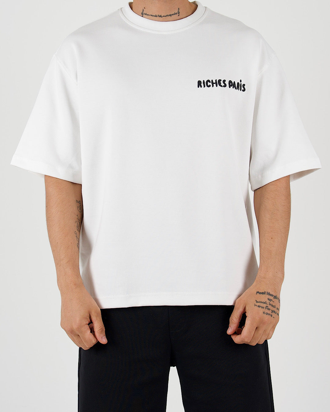 Riches Paris Marque Oversized Graphic T-Shirt