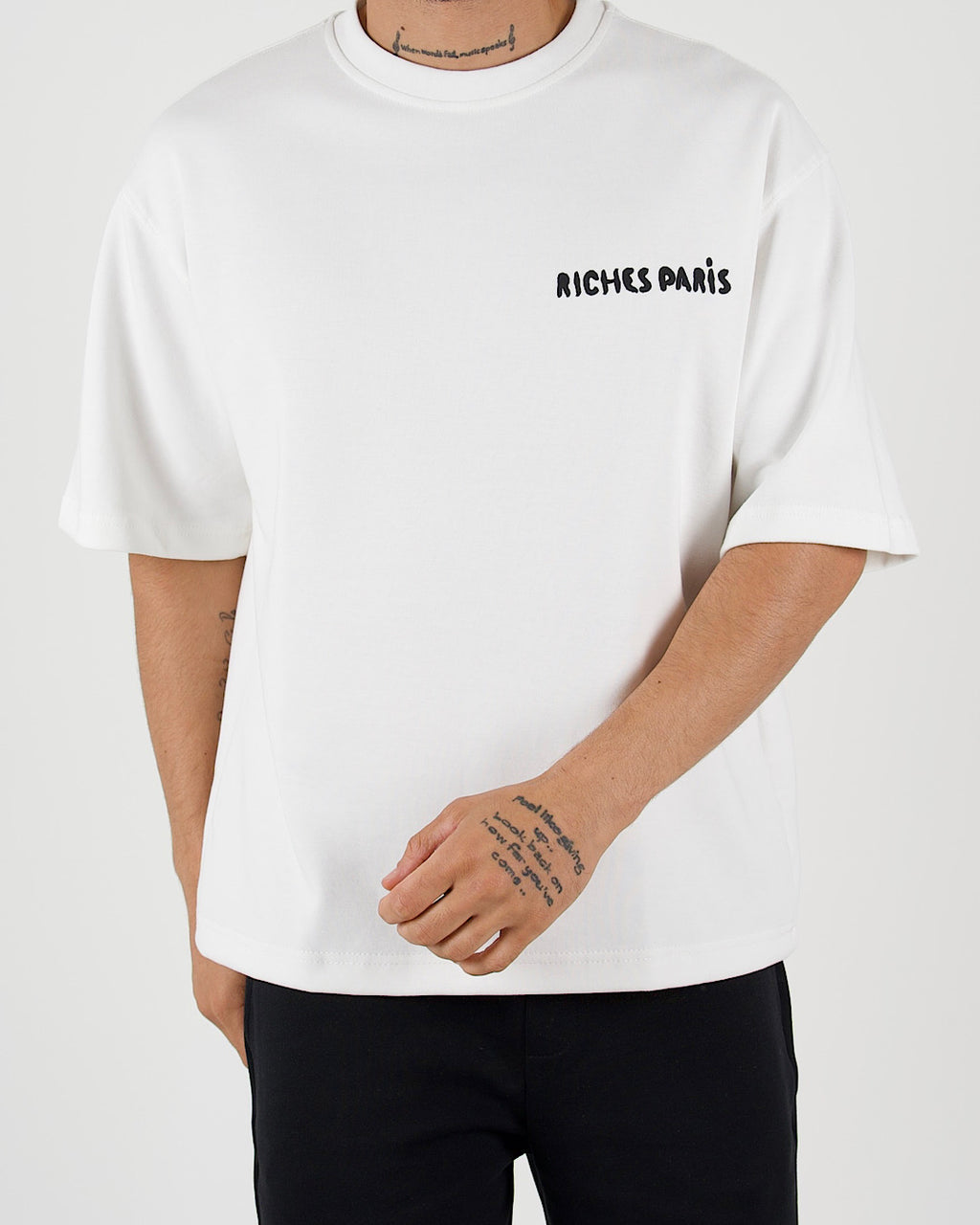 Riches Paris Marque Oversized Graphic T-Shirt