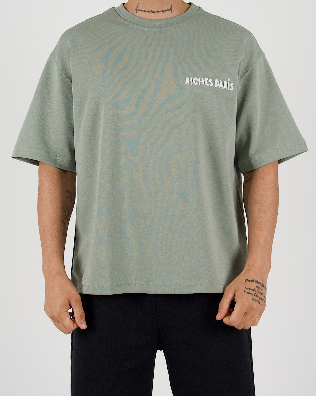Riches Paris Marque Oversized Graphic T-Shirt