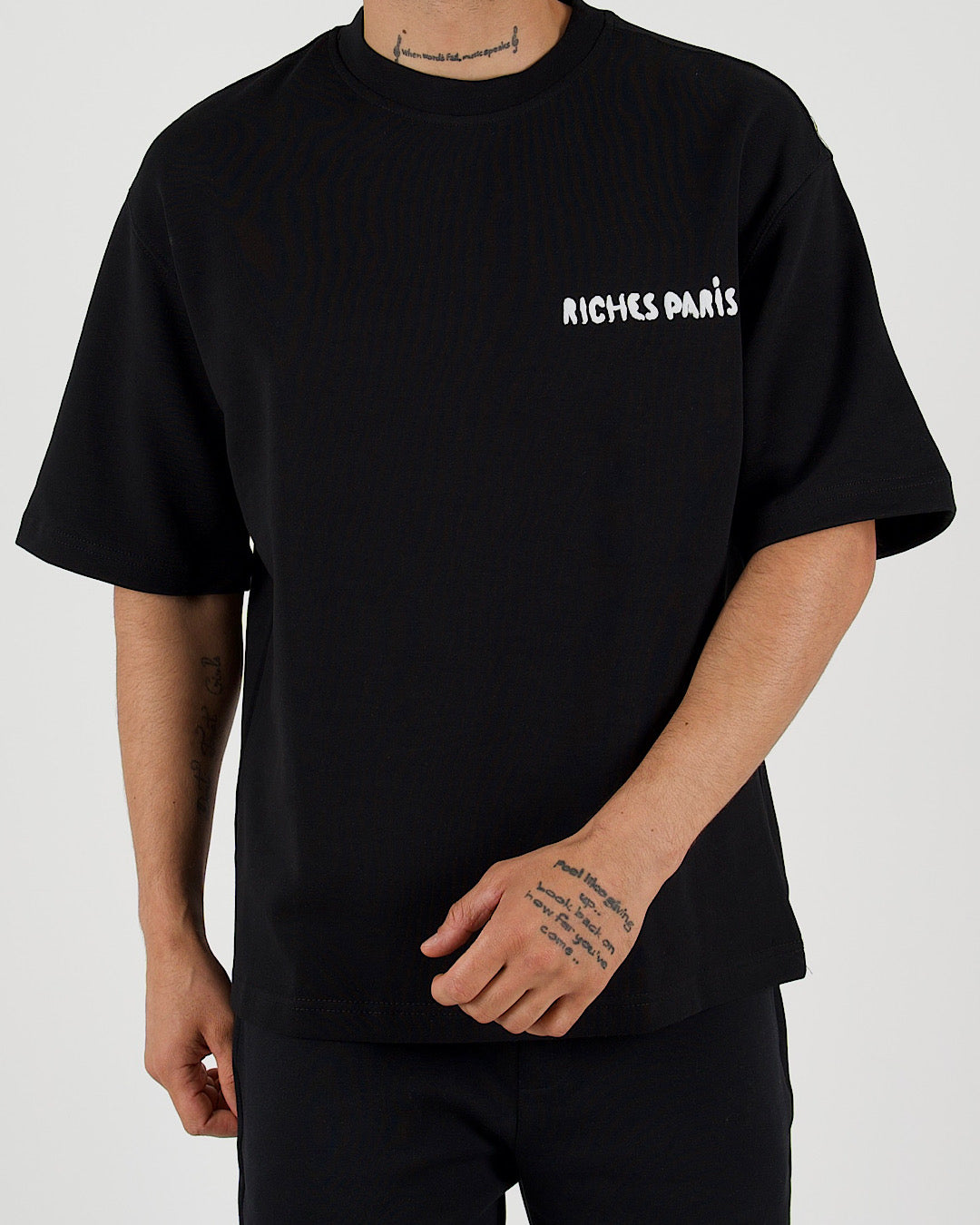 Riches Paris Marque Oversized Graphic T-Shirt