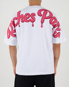 Graffiti Pink Riches Paris Oversized T-Shirt