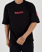 Graffiti Pink Riches Paris Oversized T-Shirt