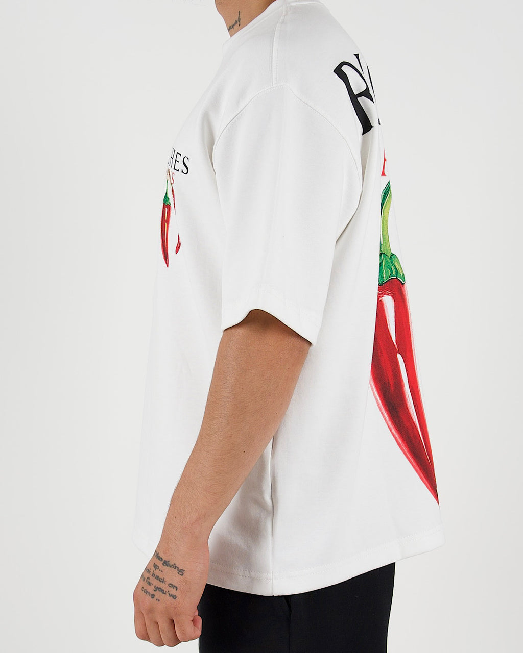 Riches Paris Chilli Back Print T-Shirt