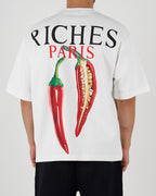 Riches Paris Chilli Back Print T-Shirt