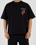 Riches Paris Chilli Back Print T-Shirt