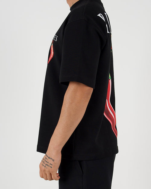 Riches Paris Chilli Back Print T-Shirt