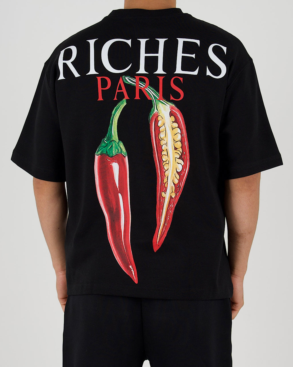 Riches Paris Chilli Back Print T-Shirt