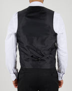 Black Jacquard Waistcoat
