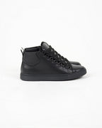 Black High Top Lace Up Trainers