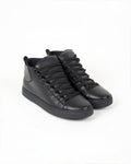 Black High Top Lace Up Trainers