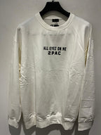 'All Eyez On Me' Oversized Graphic Sweatshirt